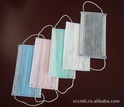 【廠家生產無紡布多色耳掛口罩】價格,廠家,圖片,服飾口罩,仙桃市新利塑料-